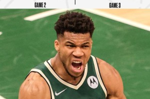 投注平台-字母背靠背40+10杀红眼 雄鹿扳回一城悬崖勒马